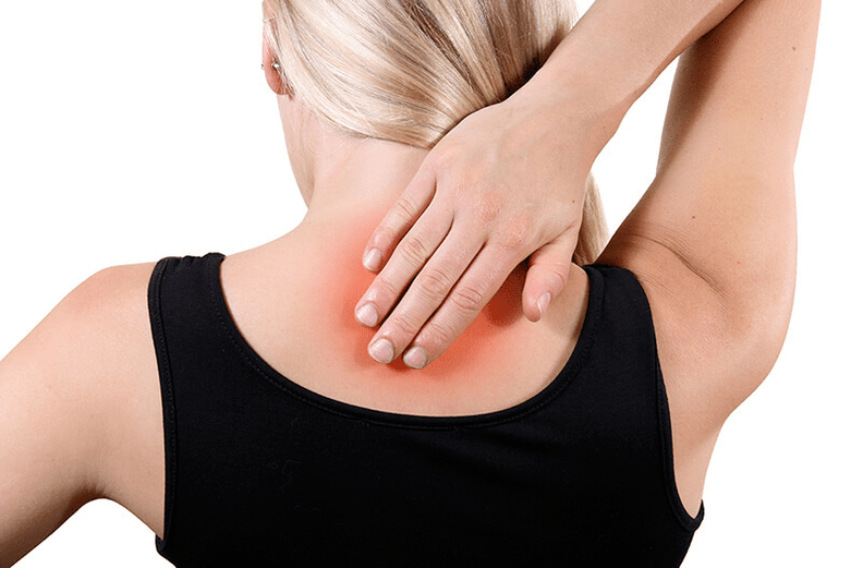 Uno dei sintomi dell'osteocondrosi è il mal di schiena